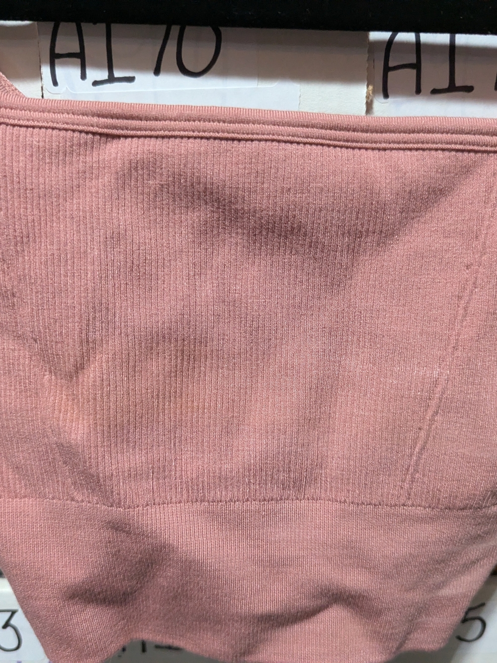 Fabletics Rose Pink Ribbed Cropped Cami | XS - Picture 2 of 6